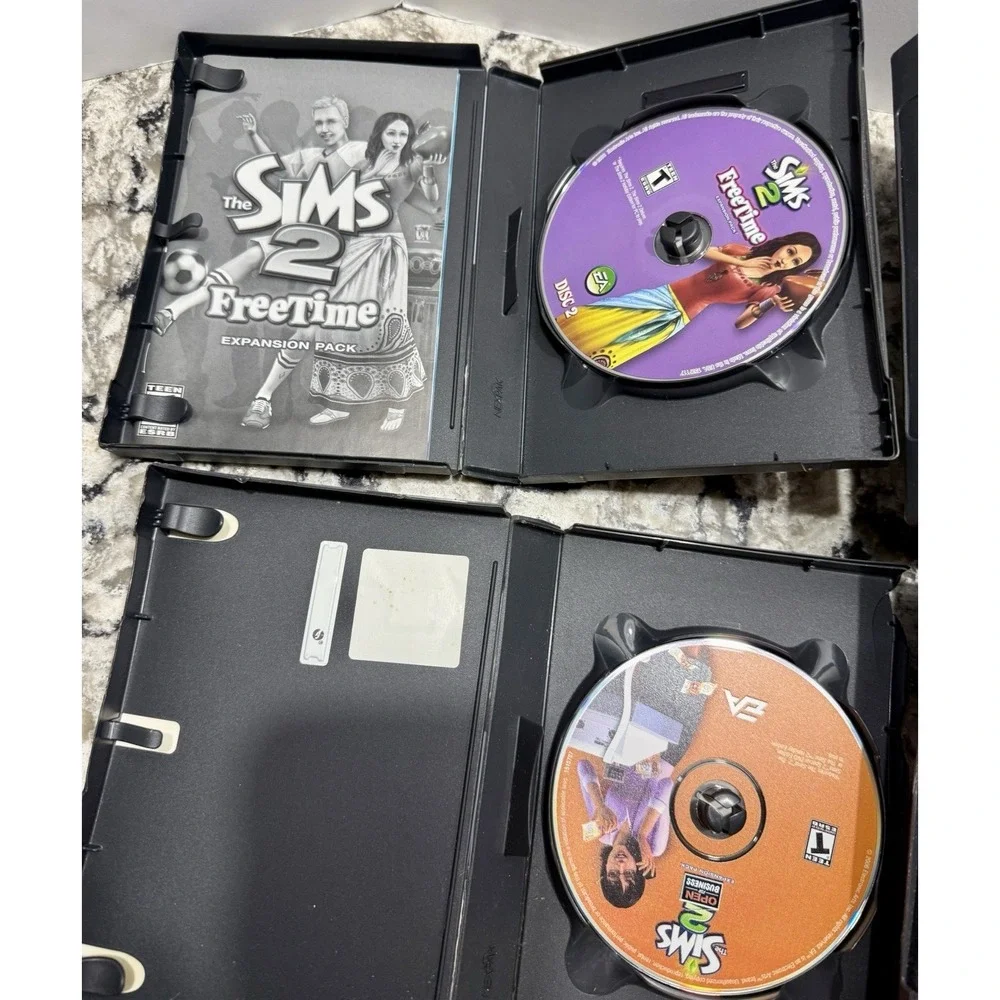 The Sims 2 PC Lot Of 4 Expansion Packs With Manuals For 3 Of 4